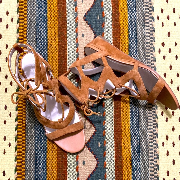 Cole Haan Grand OS Vable Wedge Women’s 6.5B Tan Suede - Picture 6 of 12